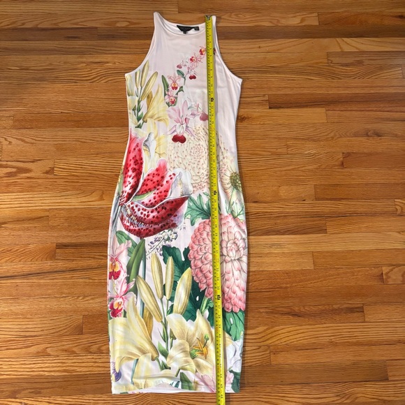 TED BAKER LONDON Floral Tropical Print
Sleeveless Midi Dress Size 1 (US 2-4) - Picture 6 of 10